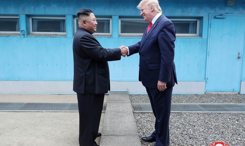 Trump Tem Reuni O Hist Rica Na Coreia Do Norte Mas N O Aborda