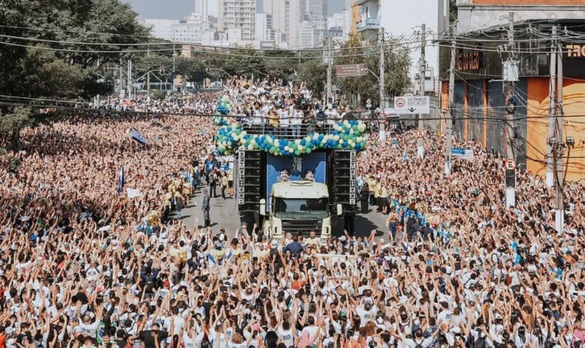 Marcha Para Jesus Re Ne Milh Es De Crist Os Em S O Paulo Guiame