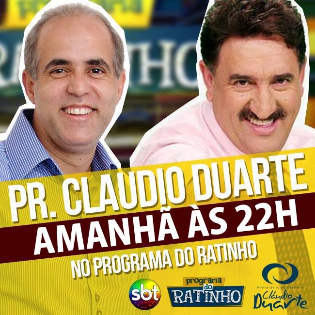Cláudio Duarte participará do Programa do Ratinho nesta quinta-feira (24)