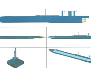 Projeto similar ao do submarino que seria construído pela quadrilha