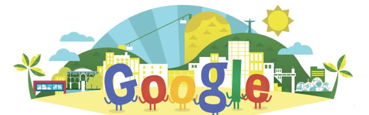 Google lança doodle em homenagem a aberturas dos Jogos Olímpicos