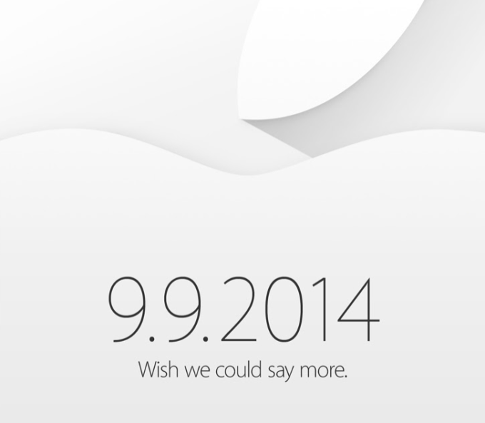 Apple confirma evento para o dia 9 de setembro