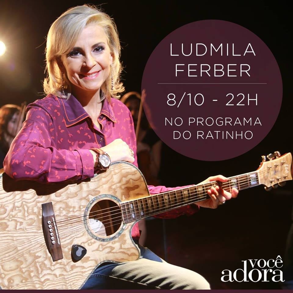 Ludmila Ferber está no programa do Ratinho desta quarta-feira (08)