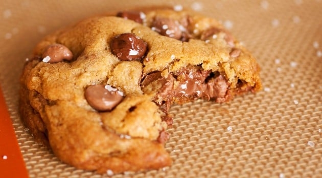 Cookie recheado com Nutella