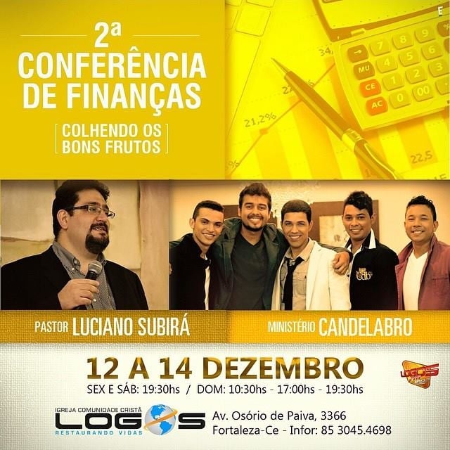 Pr. Luciano Subirá participa da 2ª Conferência de Finanças, em Fortaleza (CE)