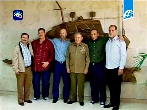 relação Cuba-EUA,libertados,cubanos