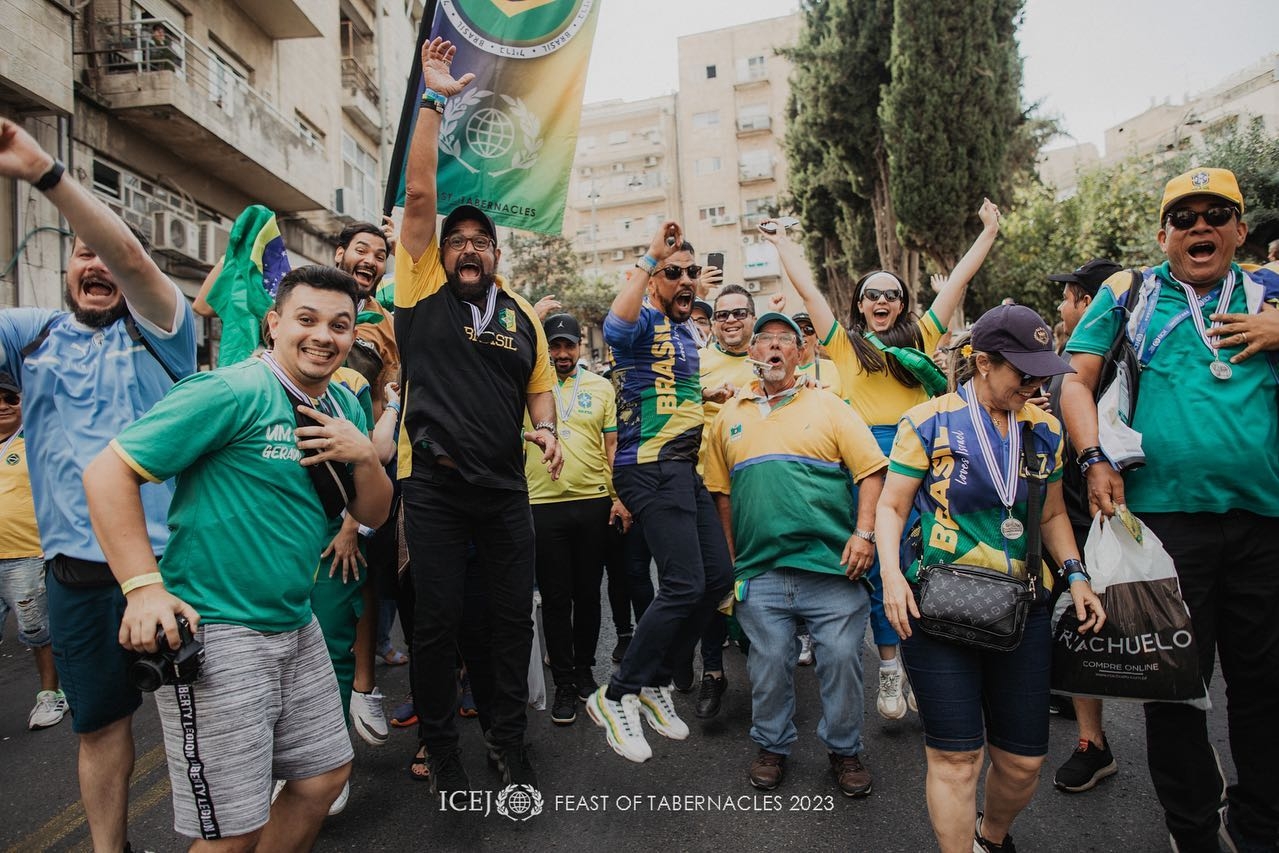 Milhares de evangélicos participam da Marcha de Jerusalém em apoio a