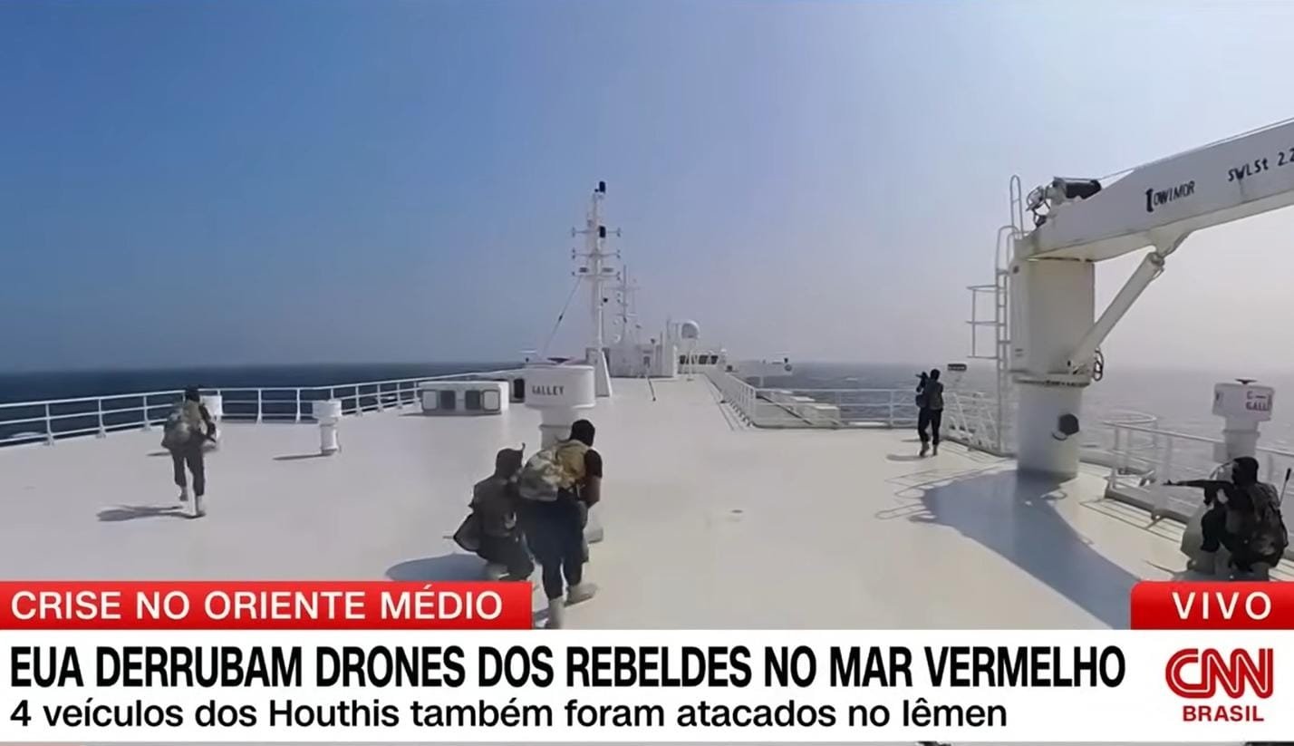 Guerra no Mar Vermelho Líder Houthi promete surpresas para navios