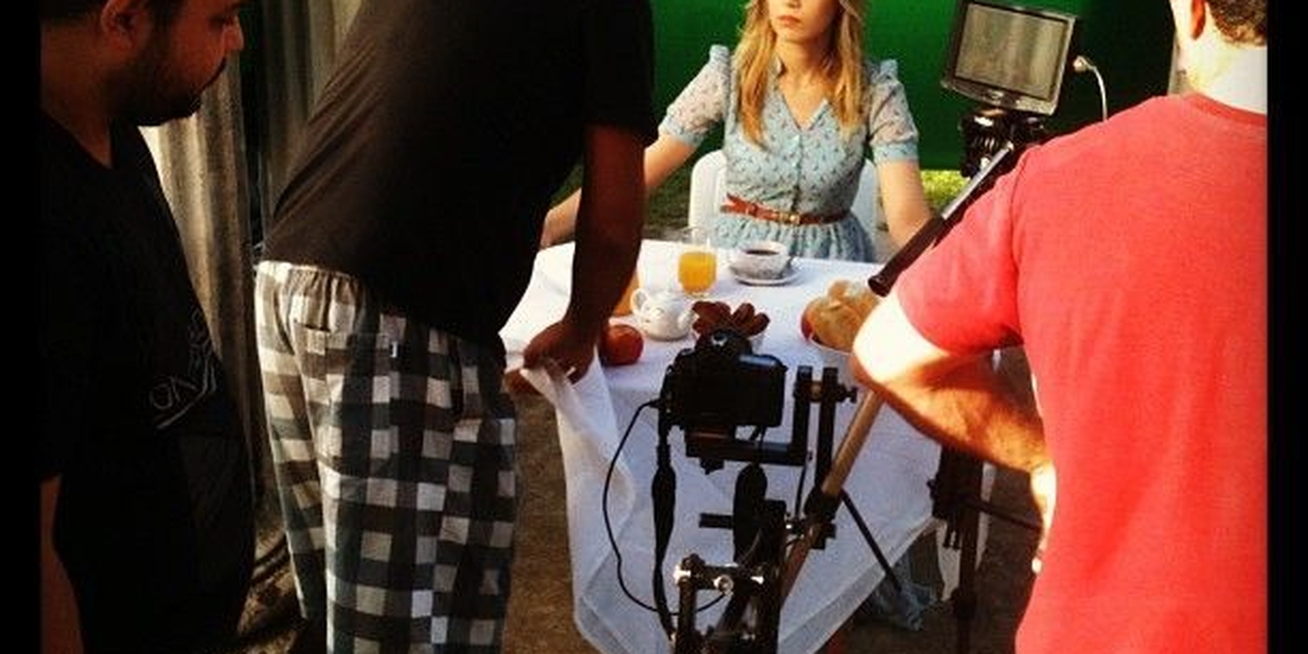 Danielle Rizzutti grava imagens do clipe Pronto pra ver o Senhor - Guiame