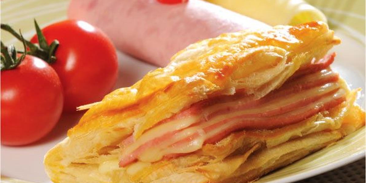 Prepare deliciosos folhadinho de presunto e queijo. - Guiame