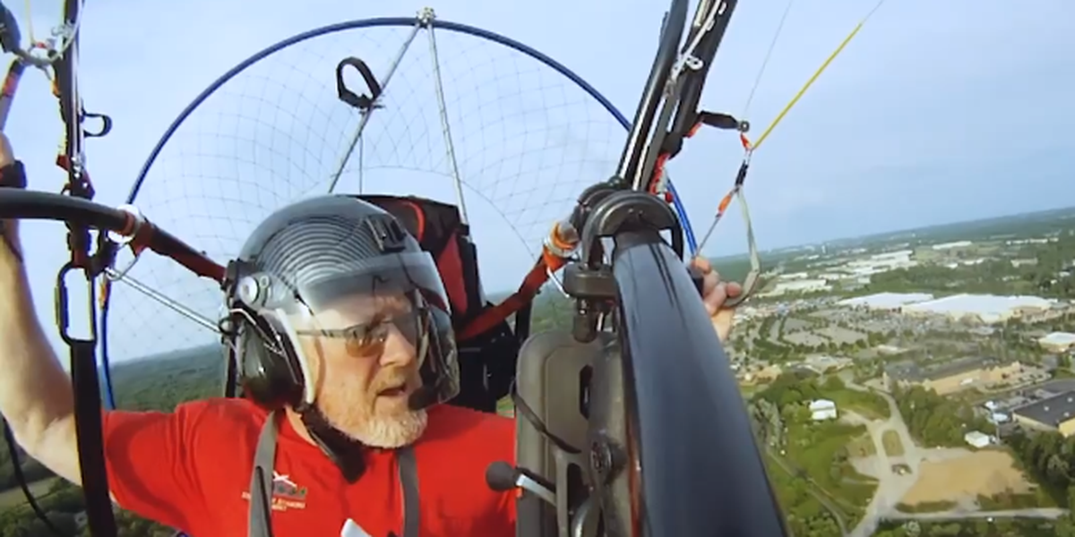 Homem sobrevive após cair em fios de alta tensão em voo de parapente ...