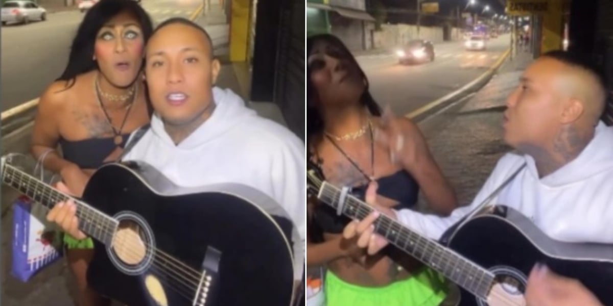 Cantor é interrompido por travesti durante live e aproveita para evangelizar em SP
