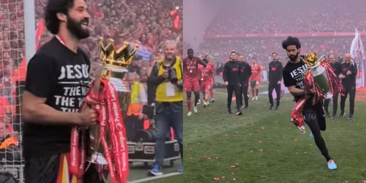 Alisson levanta taça da Premier League com camisa “Jesus é o caminho, a ...