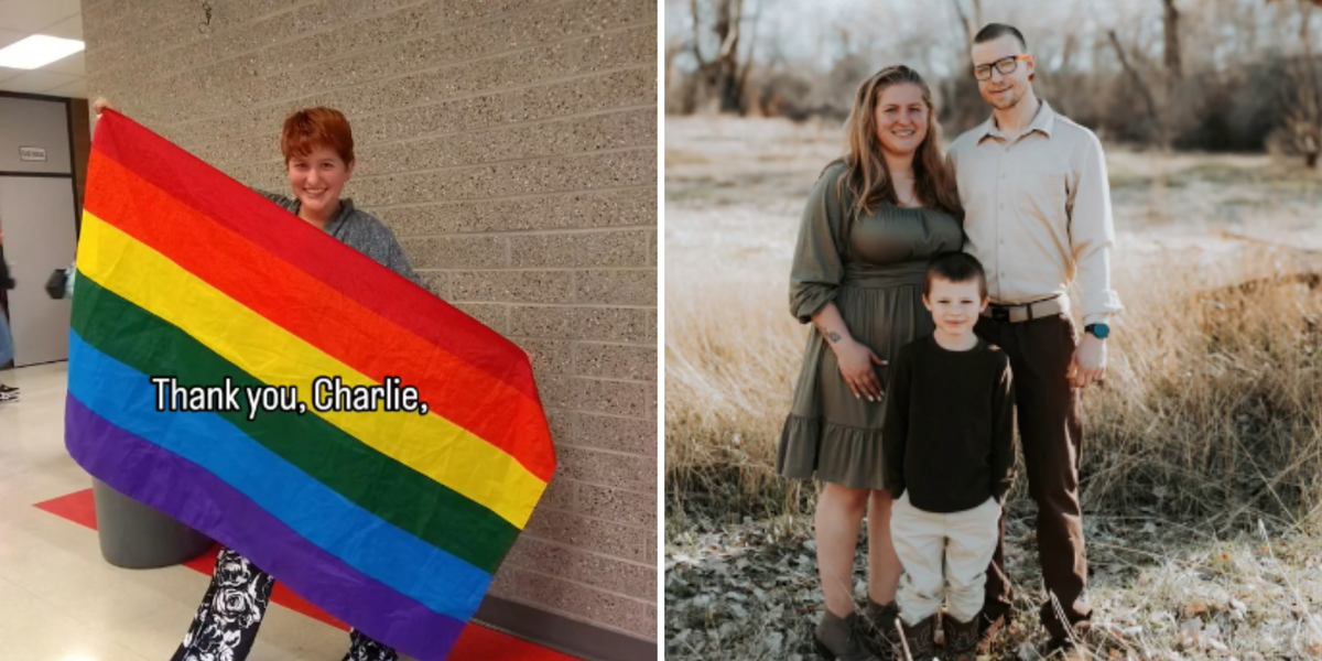 Ex-LGBT testemunha que conheceu Jesus ao ouvir Charlie Kirk: 'Me casei e  sou mãe' - Guiame