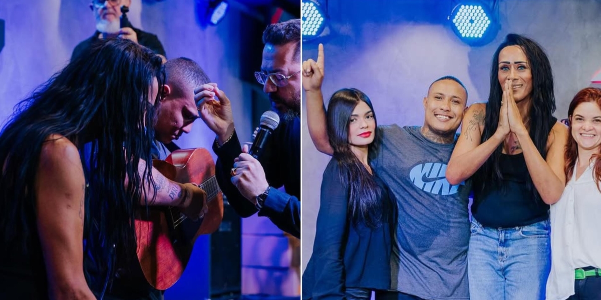 Travesti que viralizou em live de cantor vai à igreja: “Momento marcado ...