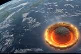 A possibilidade do asteroide é citada em um vídeo de simulação do Discovery Channel.