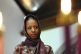 Larycia Hawkins, professora de ciência política na Wheaton College usando um hijab. (Foto: Stacey Wescott/AP)