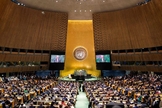 Representação de evangélicos do Brasil voltou a ser debatido entre países na ONU. (Foto: Johannes Eisele/AFP)