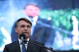 Presidente Jair Bolsonaro em culto de aniversário do pastor Wellington Bezerra da Costa. (Foto: Marcos Corrêa/PR)