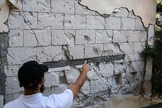 Danos causados ​​a casas na cidade de Tiberíades, no norte de Israel, depois que terremotos sacudiram a região em 9 de julho de 2018. (Foto: David Cohen/Flash90)