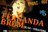 Fernanda Brum realizará pocket-show de novo DVD, no Rio de Janeiro