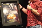 David Quinlan recebe disco de ouro
