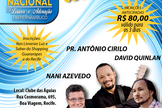 David Quinlan e Pr. Cirilo estarão no I Congresso de Louvor e Adoração, em PE