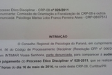 Marisa Lobo é intimada a depor em julgamento no Conselho de Psicologia do PR