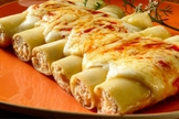 Canelone de queijo