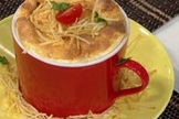 Frango na caneca