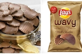 batatas chips de chocolate