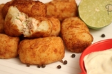 bolinho de salmao