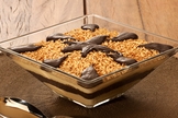 Doce de chocolate com creme de paçoca