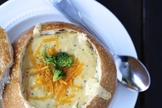 sopa de brócolis e queijo