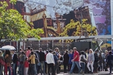 Público faz fila na manhã do dia 19 de julho para ver a exposição 'Castelo Rá-Tim-Bum' no Museu da Imagem e do Som, na zona sul de São Paulo. A mostra comemora os vinte anos do programa infantil da TV Cultura