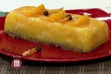 Gelado de laranja com coco