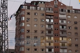 Faixa de Gaza_prédio atingido