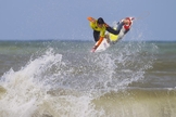 Gabriel Medina em ação em Peniche, Portugal