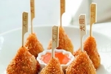 Coxinha com massa de mandioca