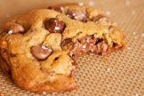Cookie recheado com Nutella