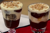 Pavê de limão, chocolate e banana