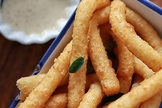 Churros de parmesão