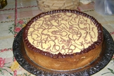 Torta Mousse de limão com chocolate