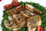 Frango desossado com farofa
