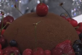 Bolo com sorvete de iogurte