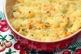Gratinado de batata e milho