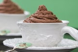 Mousse leve de chocolate