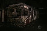 ônibus incendiado