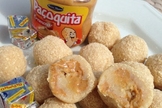 Brigadeiro de Dadinho com recheio de Paçoquita Cremosa 
