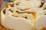 Mousse de coco com calda de maracujá